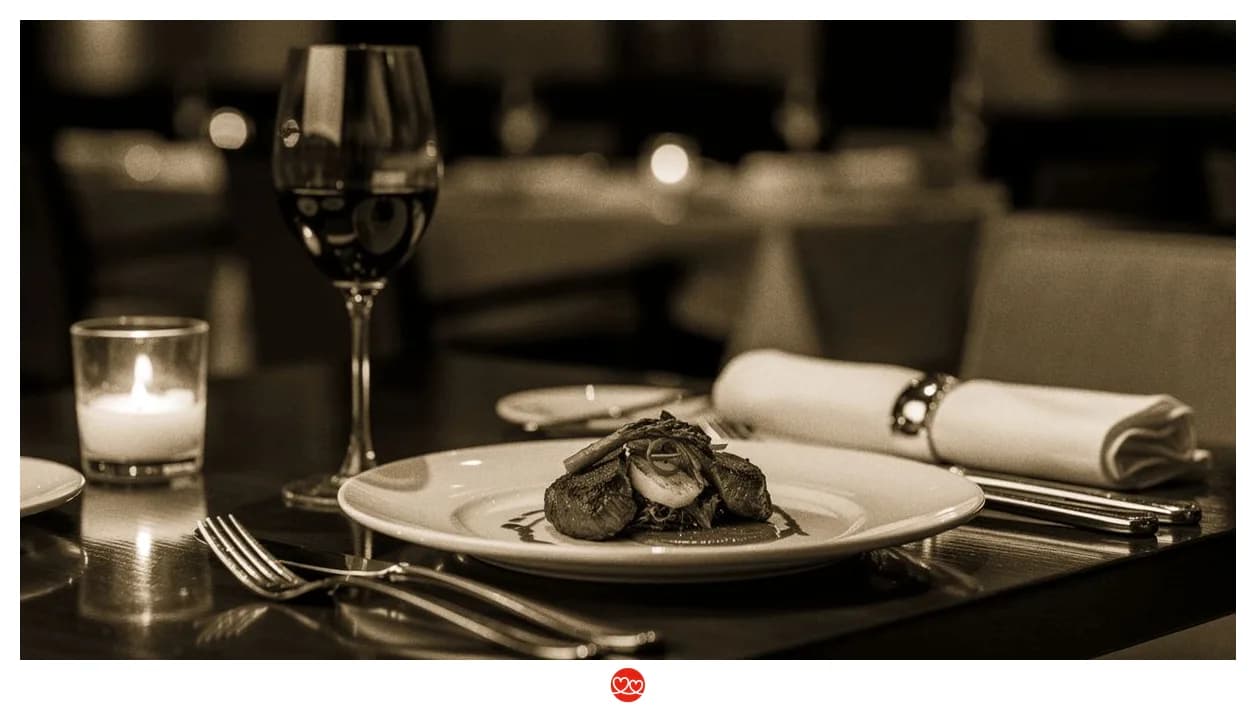 Gedeckte Gourmet-Tafel – Symbolbild zu Frank Rosin