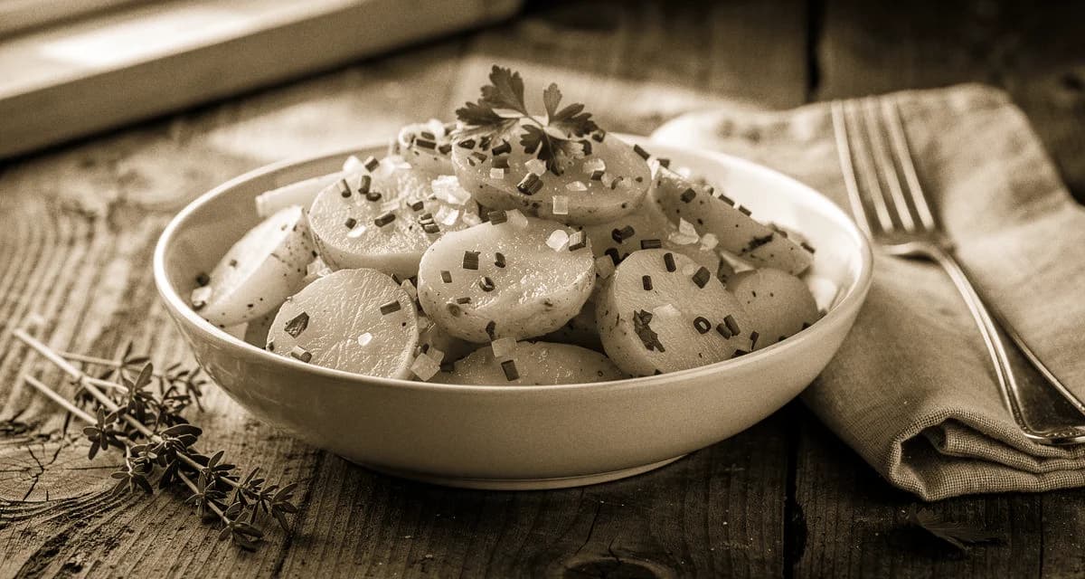 Nelson Müller Rezepte: der Sternekoch präsentiert seinen berühmten Kartoffelsalat
