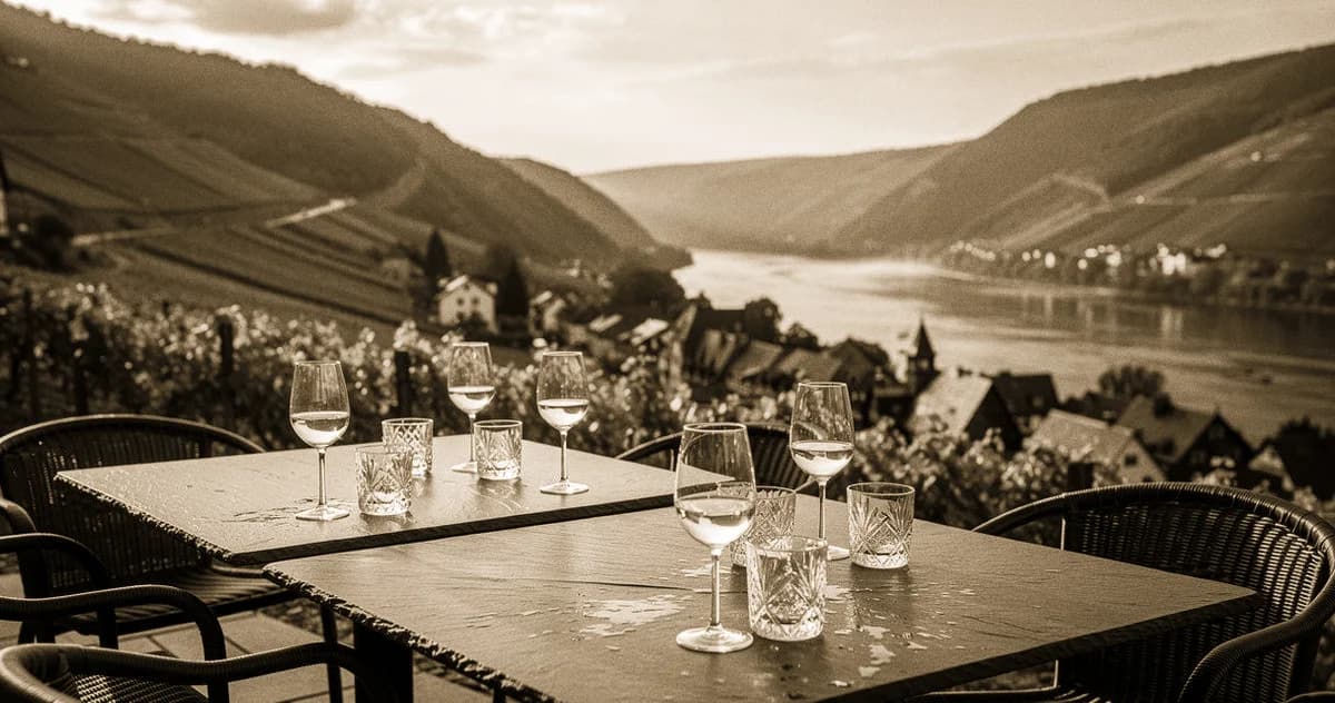 DEHOGA Rheinland-Pfalz: Mosel-Weingut-Terrasse, Symbolbild RLP