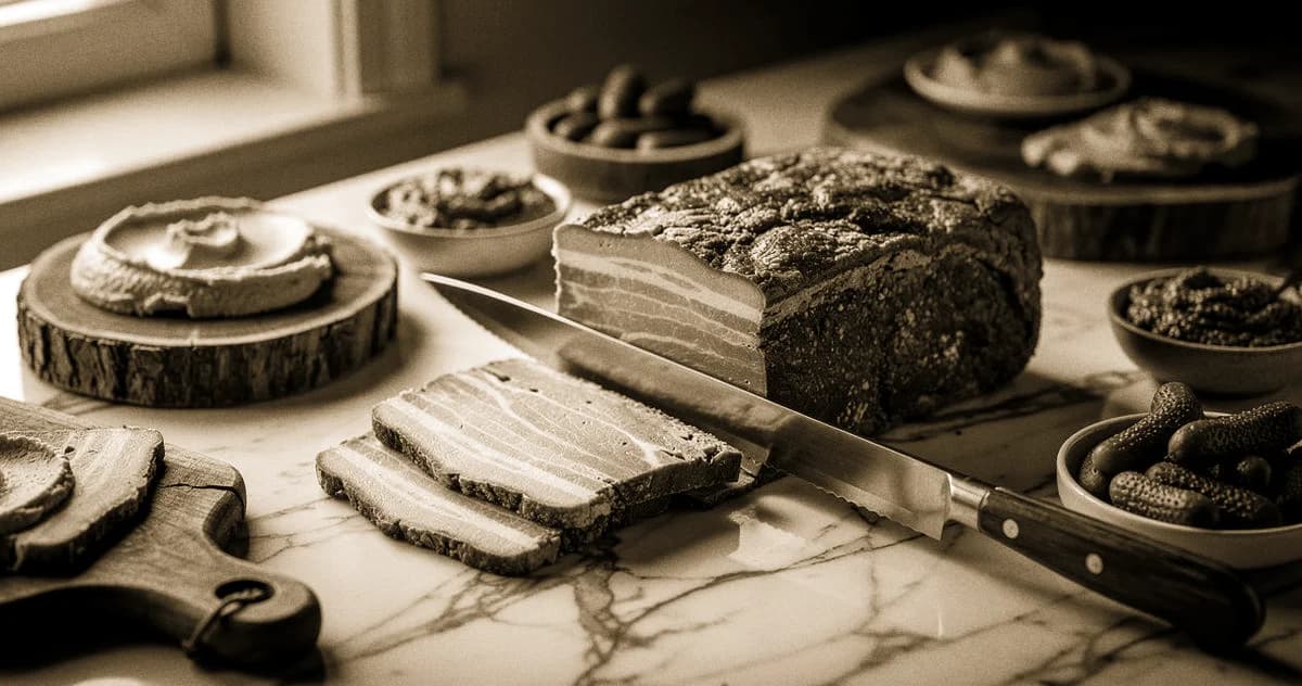 Garde Manger Partnersuche: Garde Manger schneidet Terrine am Kalten Posten