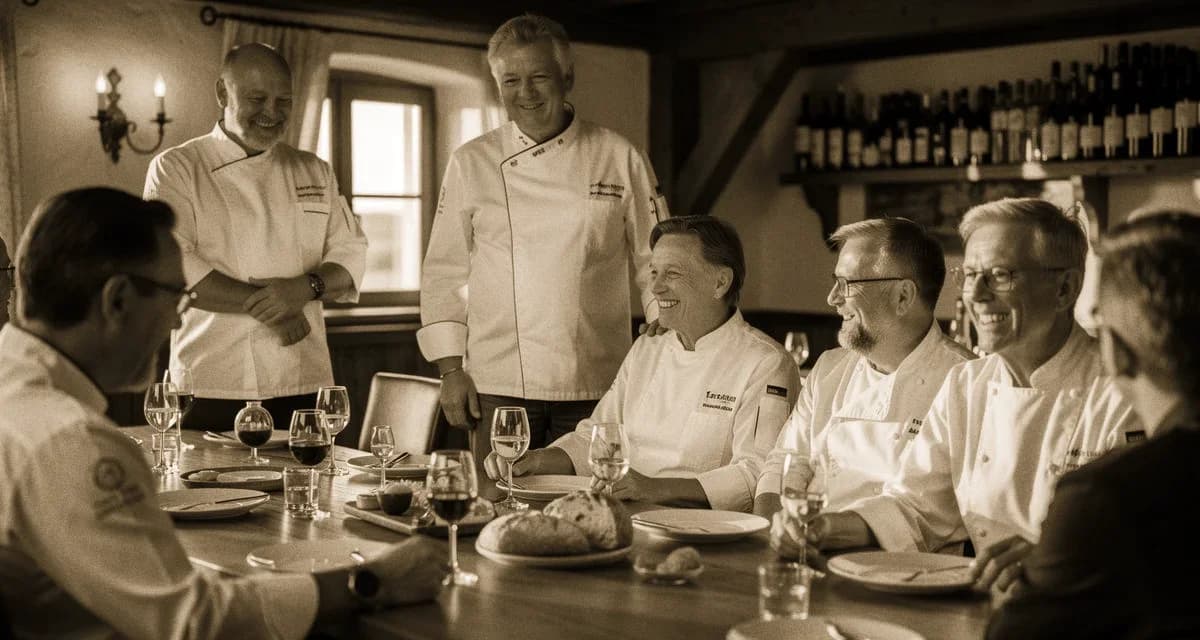 Verein Koeche Main-Tauber: Koeche im fraenkischen Restaurant am Taubertal