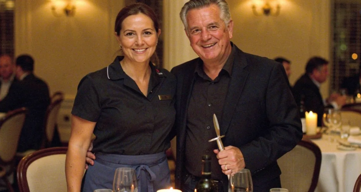 Erfolgsgeschichte Gastrosingles: Anna und Marco lehnen aneinander an einer Vinothek-Theke in Mainz